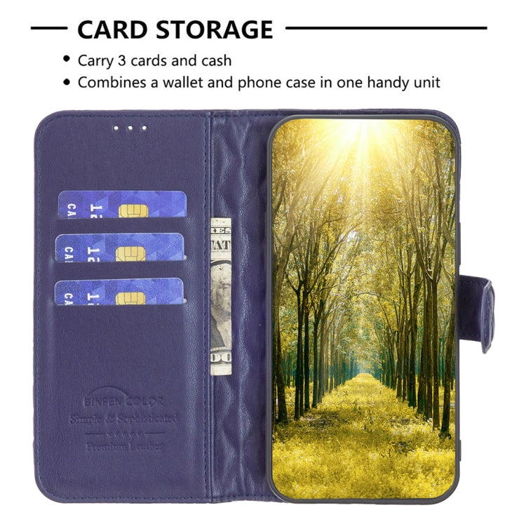 For Google Pixel 9 Pro Diamond Lattice Wallet Leather Flip Phone Case(Blue)