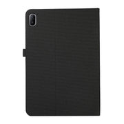 For Huawei MatePad SE 11 2024 Fabric Leather Tablet Case(Black)