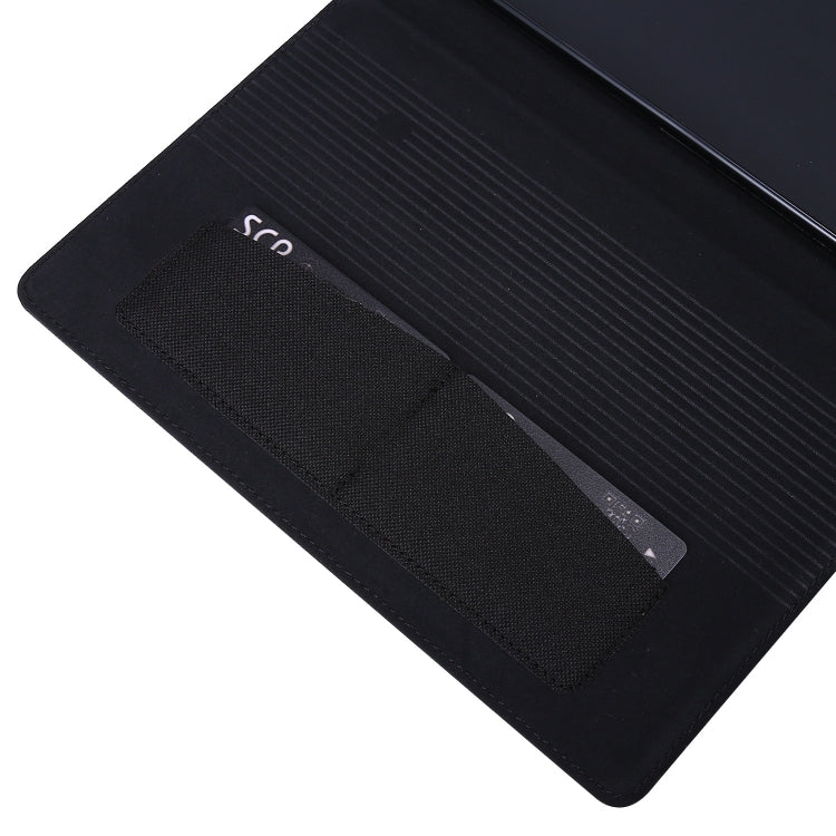 For Huawei MatePad SE 11 2024 Fabric Leather Tablet Case(Black)
