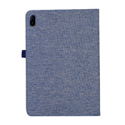 For Huawei MatePad SE 11 2024 Fabric Leather Tablet Case(Blue)