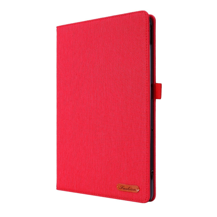 For Huawei MatePad SE 11 2024 Fabric Leather Tablet Case(Red)