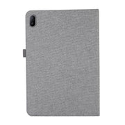 For Huawei MatePad SE 11 2024 Fabric Leather Tablet Case(Grey)