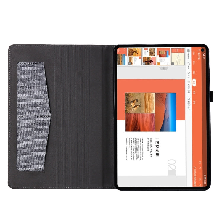 For Huawei MatePad SE 11 2024 Fabric Leather Tablet Case(Grey)
