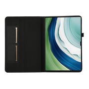 For Huawei MatePad Pro 12.2 2024 Fabric Leather Tablet Case(Black)