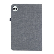 For Huawei MatePad Pro 12.2 2024 Fabric Leather Tablet Case(Blue)