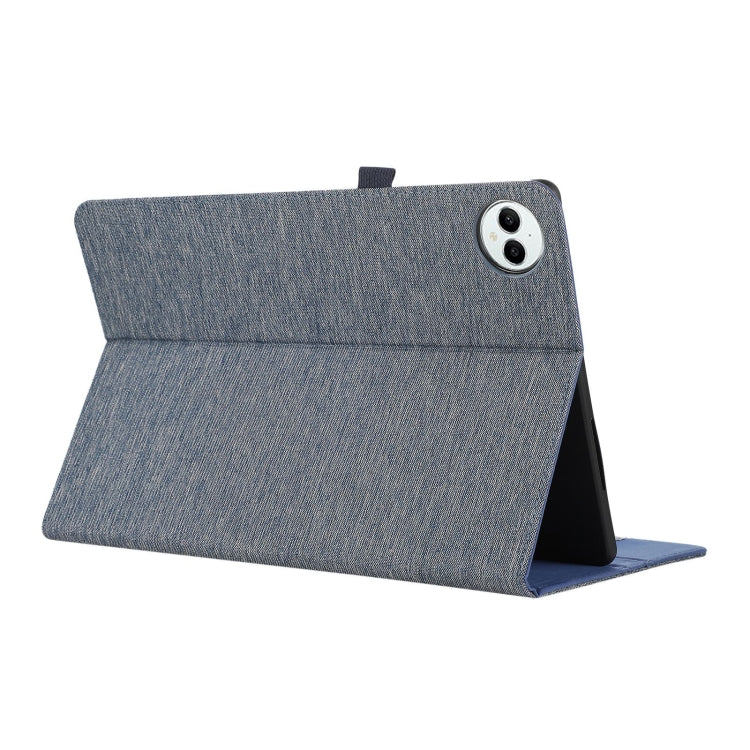 For Huawei MatePad Pro 12.2 2024 Fabric Leather Tablet Case(Blue)
