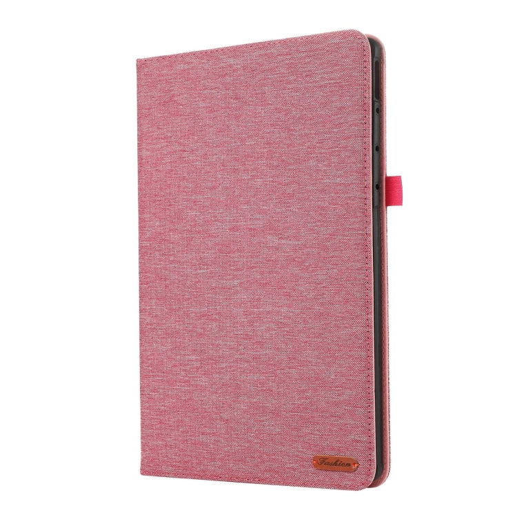 For Huawei MatePad Pro 12.2 2024 Fabric Leather Tablet Case(Rose Red)
