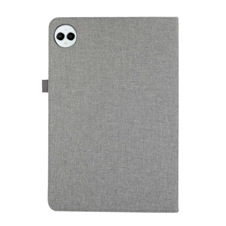 For Huawei MatePad Pro 12.2 2024 Fabric Leather Tablet Case(Grey)