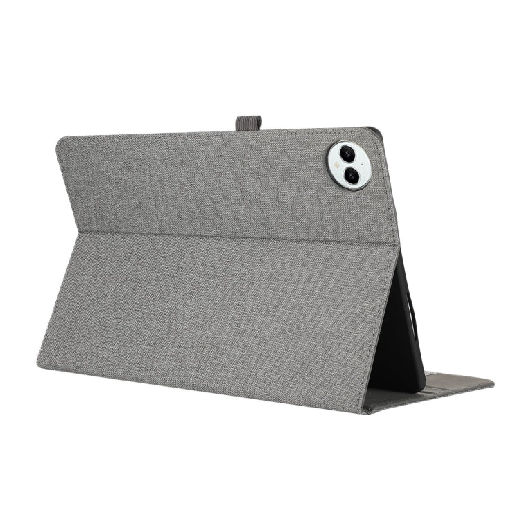 For Huawei MatePad Pro 12.2 2024 Fabric Leather Tablet Case(Grey)