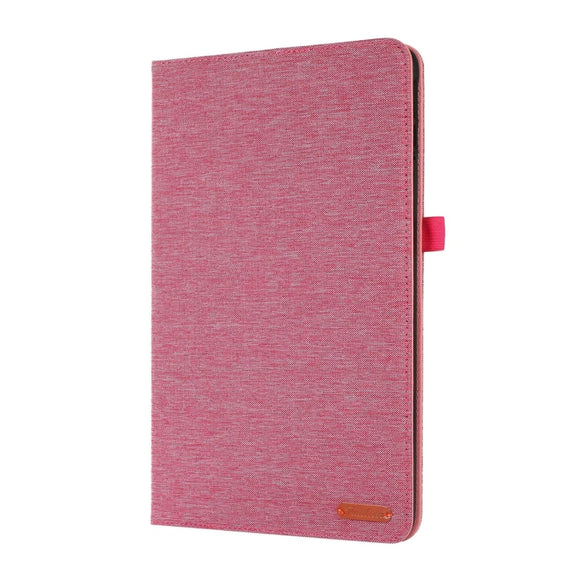 For Huawei MatePad Air 2024 Fabric Leather Tablet Case(Rose Red)