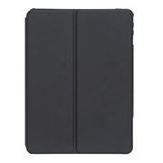 For iPad 11 2025 / 10th Gen 10.9 2022 F10B-A 360 Rotation Acrylic Transparent Bluetooth Keyboard Leather Case With Touch Control(Black)