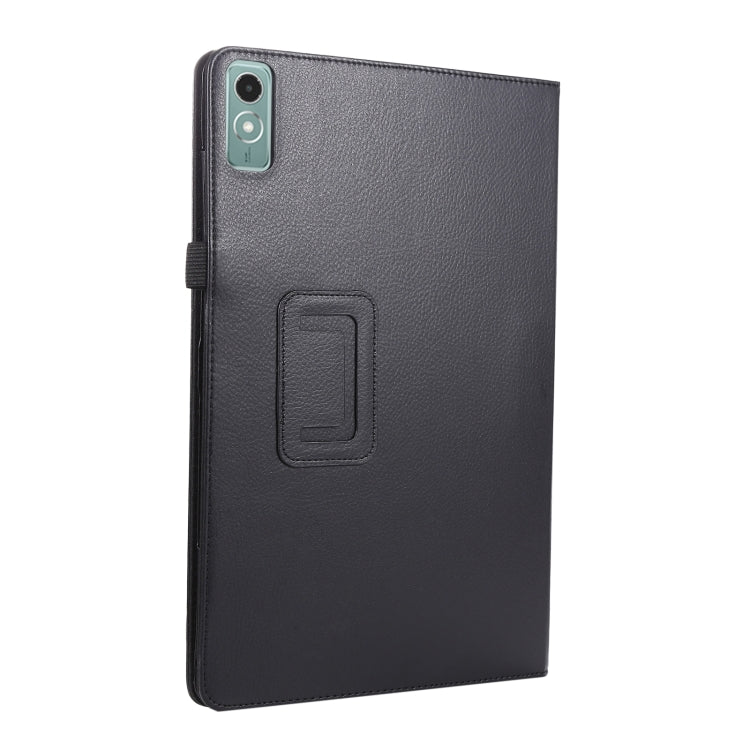 For Lenovo Xiaoxin Pad 11 2024 / M11 Litchi Texture Leather Tablet Case(Black)
