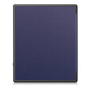 For Kobo Elipsa 2E Solid Color Deformation TPU Leather Smart Tablet Case(Dark Blue)