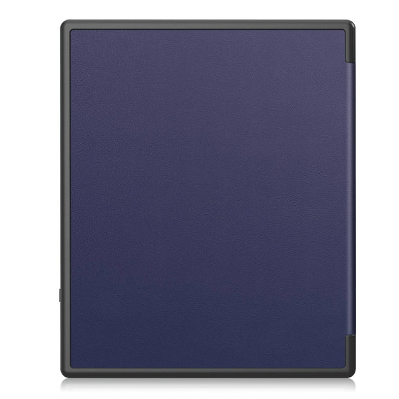 For Kobo Elipsa 2E Solid Color Deformation TPU Leather Smart Tablet Case(Dark Blue)
