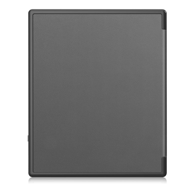 For Kobo Elipsa 2E Solid Color Deformation TPU Leather Smart Tablet Case(Grey)