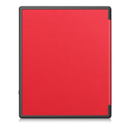 For Kobo Elipsa 2E Solid Color Deformation TPU Leather Smart Tablet Case(Red)