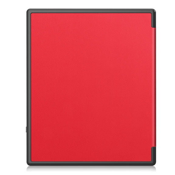 For Kobo Elipsa 2E Solid Color Deformation TPU Leather Smart Tablet Case(Red)