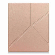 For Kobo Elipsa 2E Solid Color Deformation TPU Leather Smart Tablet Case(Rose Gold)