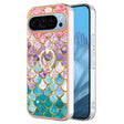 For Google Pixel 9 / 9 Pro Electroplating IMD TPU Phone Case with Ring(Colorful Scales) - Google Cases by PMC TechLife | Online Shopping South Africa | PMC TechLife | Buy Now Pay Later Mobicred