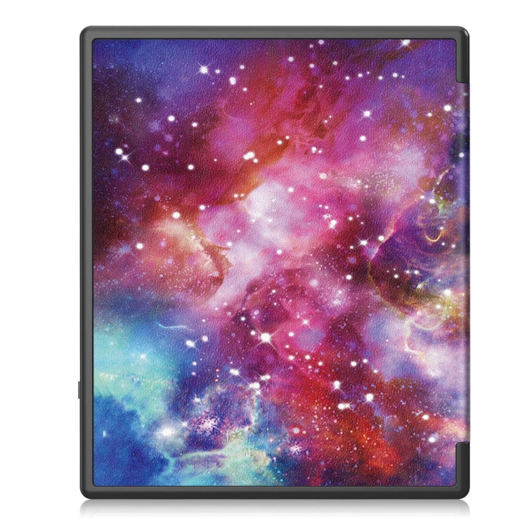 For Kobo Elipsa 2E Painted Deformation TPU Leather Smart Tablet Case(Milky Way)