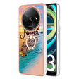 For Xiaomi Redmi A3 Electroplating IMD TPU Phone Case with Ring(Dream Butterfly) - Xiaomi Cases by PMC TechLife | Online Shopping South Africa | PMC TechLife | Buy Now Pay Later Mobicred