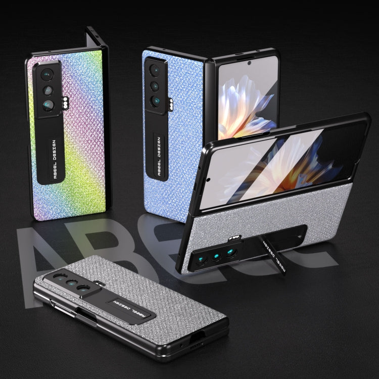 For Honor Magic Vs ABEEL Integrated Diamond Series Phone Case with Holder(Sapphire Blue)