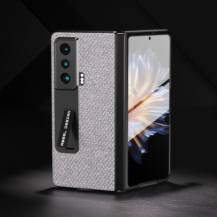 For Honor Magic Vs ABEEL Integrated Diamond Series Phone Case with Holder(Black)