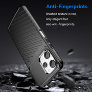 For Xiaomi Poco M6 Pro 5G Thunderbolt Shockproof TPU Protective Soft Phone Case(Black)