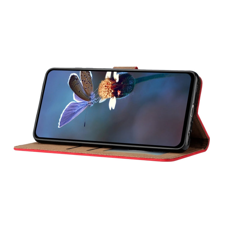 For iPhone 16 Pro Seven Butterflies Embossed Leather Phone Case(Red)