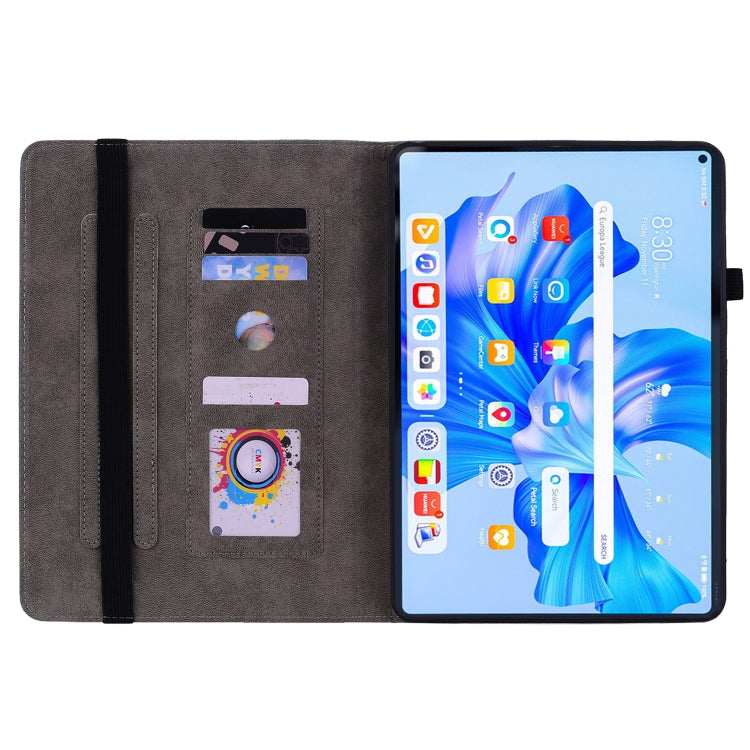 For Huawei MatePad Pro 11 2022 Butterfly Rose Embossed Leather Tablet Case(Red)