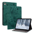 For Nokia T21 Butterfly Rose Embossed Leather Tablet Case(Green) - Honor Cases by PMC TechLife | Online Shopping South Africa | PMC TechLife | Buy Now Pay Later Mobicred