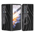 For Honor Magic Vs Galactic Pattern Integrated Protective Phone Case with Holder(Black) - Honor Cases by PMC TechLife | Online Shopping South Africa | PMC TechLife | Buy Now Pay Later Mobicred
