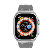 AP Silicone Watch Band For Apple Watch SE 2023 44mm(Silver Grey)