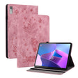 For Lenovo Tab P11 Gen 2 11.5 Butterfly Rose Embossed Leather Tablet Case(Pink) - Lenovo by PMC TechLife | Online Shopping South Africa | PMC TechLife | Buy Now Pay Later Mobicred