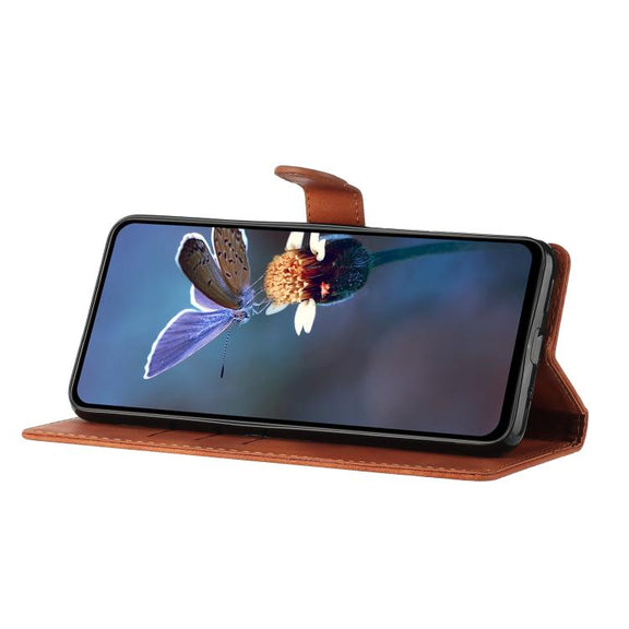 For iPhone 16e Flower Butterfly Embossing Pattern Leather Phone Case(Brown)