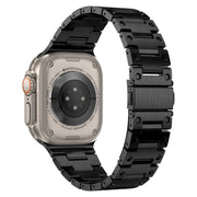Double Rows Metal Watch Band For Apple Watch SE 2023 40mm(Black)