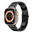 Double Rows Metal Watch Band For Apple Watch Ultra 2 49mm(Black) - Watch Bands by PMC TechLife | Online Shopping South Africa | PMC TechLife