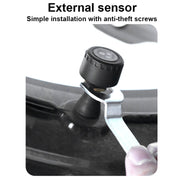 Rear Wheel Tire Pressure Temperature Monitoring Sensor(Black)
