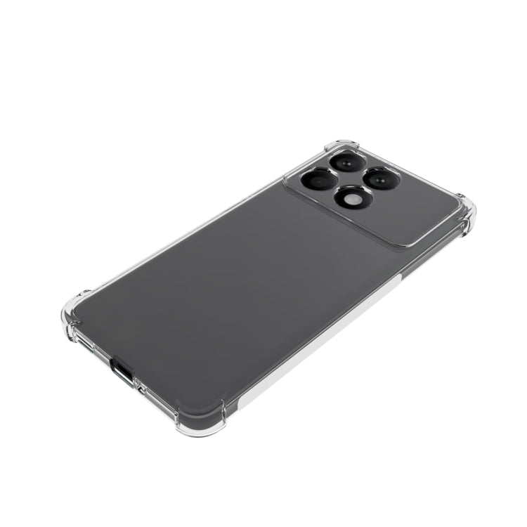 For Xiaomi Redmi K70 Pro Shockproof Non-slip Thickening TPU Phone Case(Transparent)