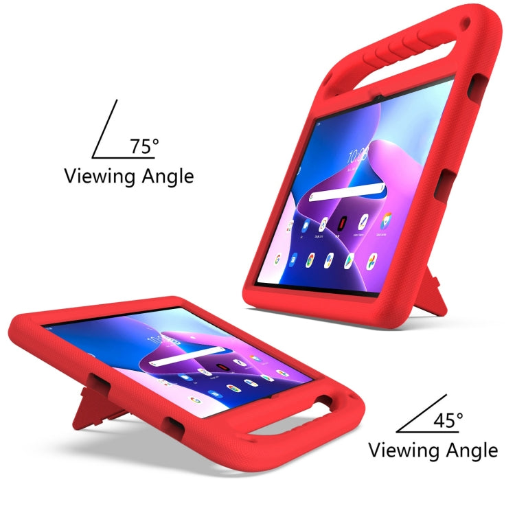 For Lenovo Tab P11 Gen 2 11.5 Handle EVA Shockproof Tablet Case with Holder(Red)