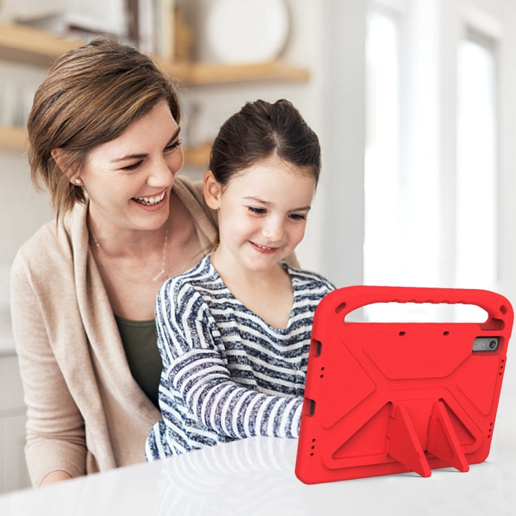 For Lenovo Tab P11 Gen 2 11.5 Handle EVA Shockproof Tablet Case with Holder(Red)
