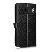 For Google Pixel 9 Pro XL Honeycomb Dot Texture Leather Phone Case(Black)