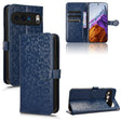 For Google Pixel 9 Pro XL Honeycomb Dot Texture Leather Phone Case(Blue) - Google Cases by PMC TechLife | Online Shopping South Africa | PMC TechLife | Buy Now Pay Later Mobicred