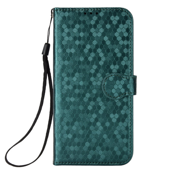 For Google Pixel 9 Pro XL Honeycomb Dot Texture Leather Phone Case(Green)