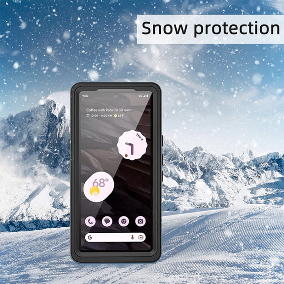 For Google Pixel 7a RedPepper Shockproof IP68 Water-resistant PC + TPU Protective Case(Black)