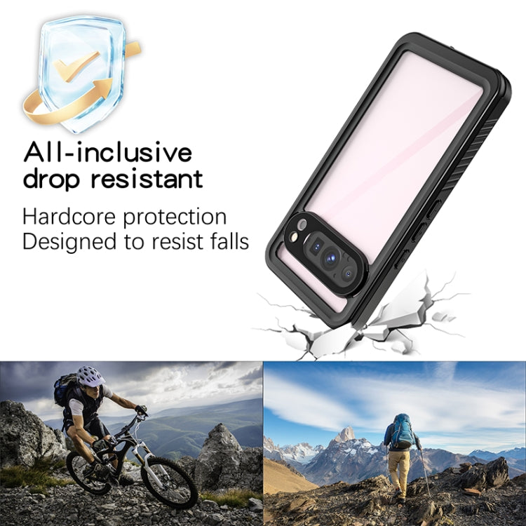 For Google Pixel 9 Pro RedPepper Shockproof IP68 Water-resistant PC + TPU Protective Case(Black)
