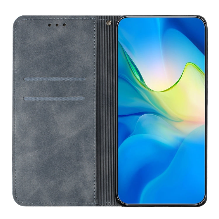 For Xiaomi Redmi Note 13 Pro 5G Ethnic Embossed Adsorption Leather Phone Case(Grey)