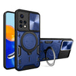 For Xiaomi Redmi Note 11 Global CD Texture Sliding Camshield Magnetic Holder Phone Case(Blue) - Xiaomi Cases by PMC TechLife | Online Shopping South Africa | PMC TechLife | Buy Now Pay Later Mobicred