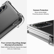 For Google Pixel 7a imak Shockproof Airbag TPU Phone Case(Transparent)