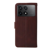 For Xiaomi Redmi K70 / K70 Pro Classic Calf Texture Flip Leather Phone Case(Brown)